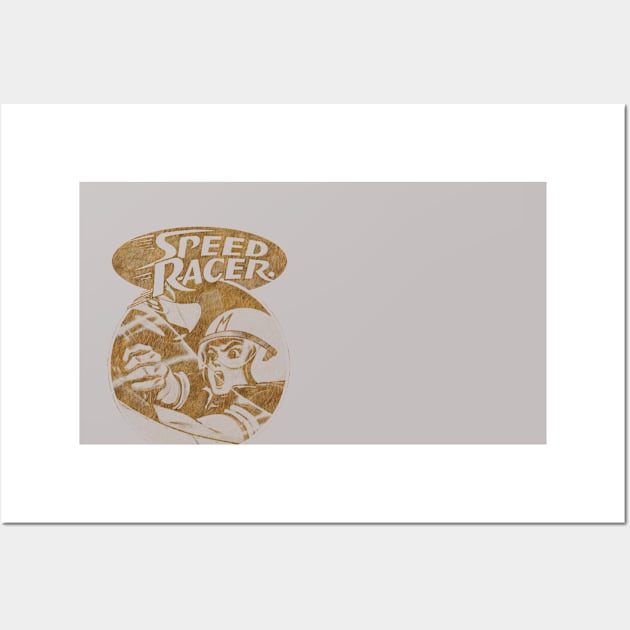 speedracer vintage look desig Wall Art by albertkeith48